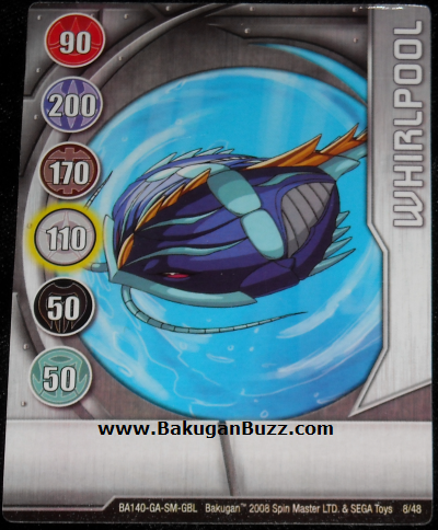Whirlpool 8 48 Bakugan 1 48 Card Set